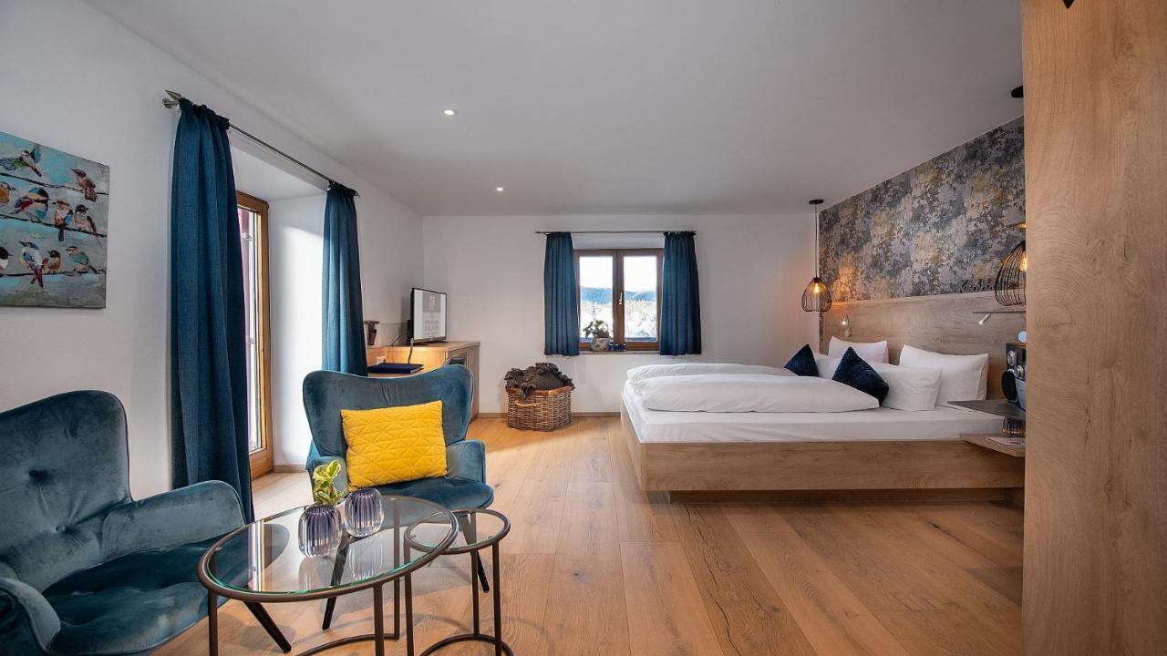 Bayern Resort Hotel - Adults Only - Mit Zugspitzblick - Eibsee-Naehe - Wellnessbereich - Naturpool Im Sommer Грайнау Экстерьер фото